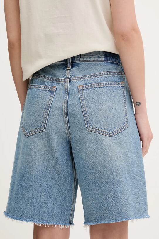 Odzież Abercrombie & Fitch szorty jeansowe KI149.5122.279 niebieski