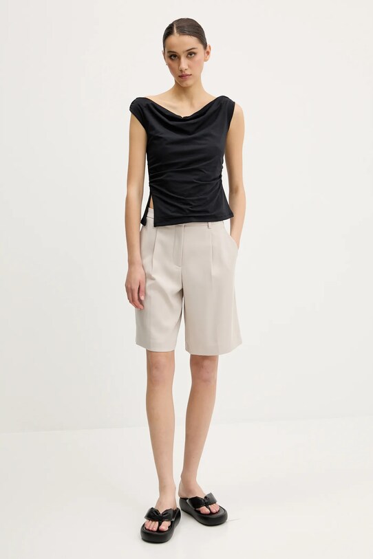 Kraťasy Abercrombie & Fitch KI149.5182.132 béžová SS25