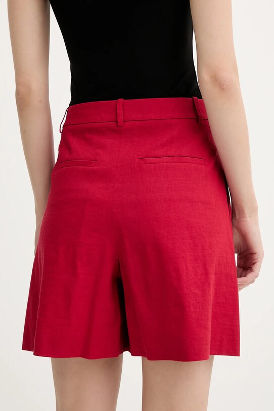 Îmbrăcăminte Theory pantaloni scurți din in P0303208 rosu