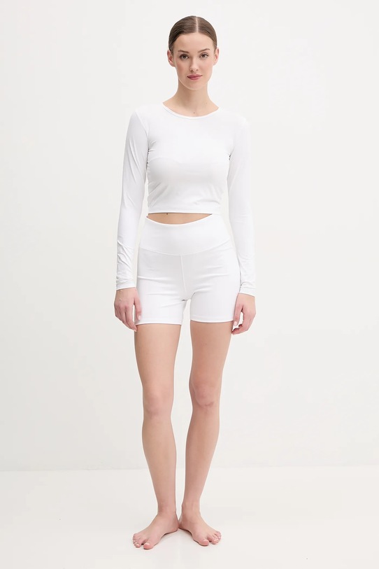 Casall pantaloni scurți de yoga Grace 25058 alb SS25