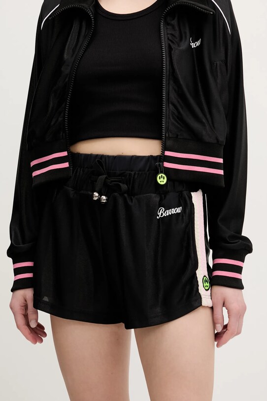 Barrow szorty dzianina czarny S5BWWOSH117