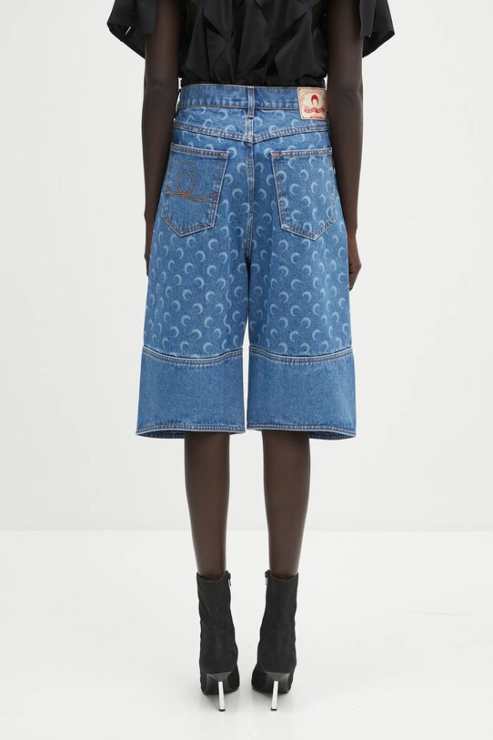 Oblečení Džínové šortky Marine Serre Moon Laser Denim Skater USH004A.CDEN0002 modrá