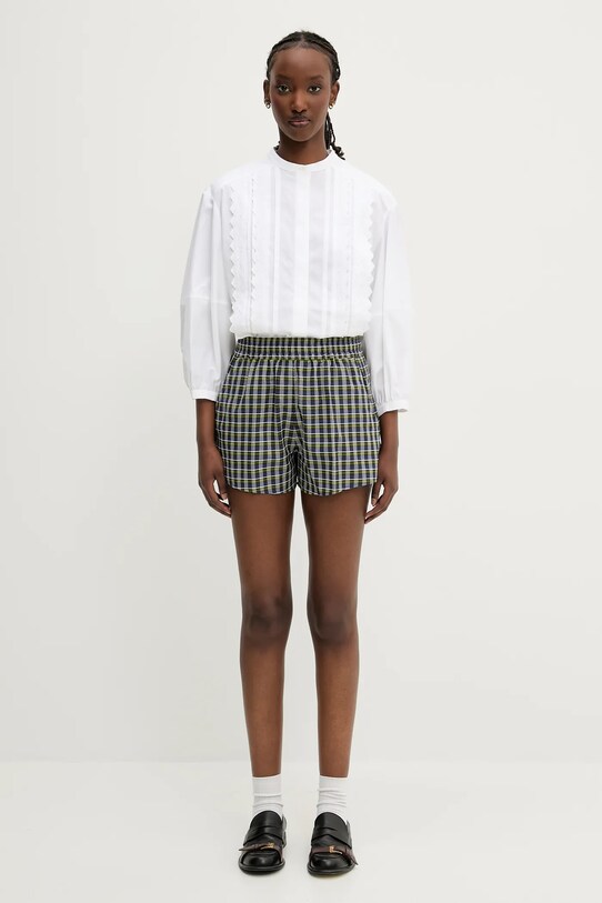 A.P.C. szorty bawełniane Short Andrea COHGA.F10217 zielony