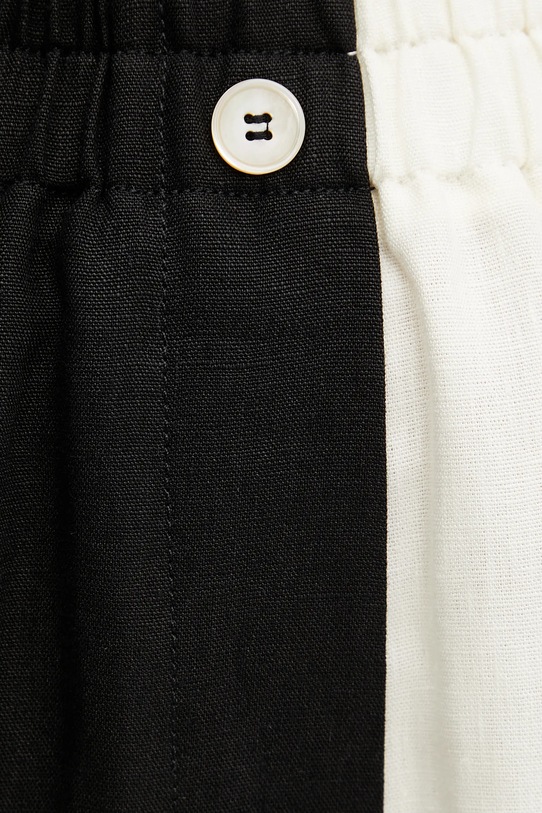 Льняные шорты Forte Forte чёрный 13830bis.my.pants