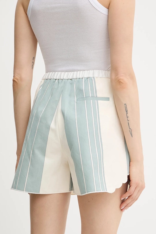 Odzież Forte Forte szorty z domieszką lnu 13807.my.pants beżowy