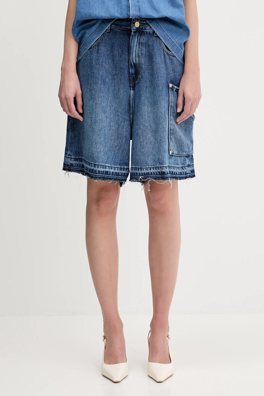 Джинсові шорти GANNI Light Denim інші темно-синій J1702