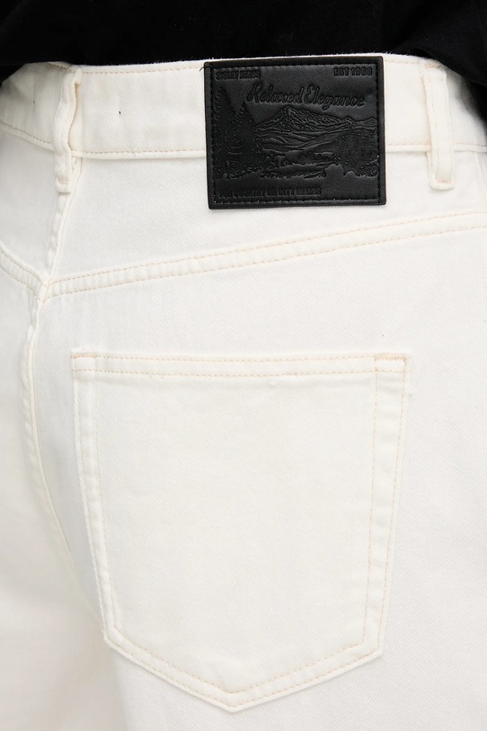 Sisley pantaloni scurți jeans bej 4W9KL901L