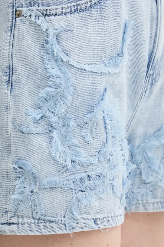 Sisley pantaloni scurți jeans albastru 4AGWL901O