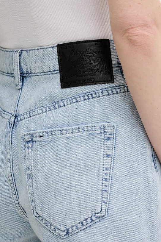 Sisley pantaloni scurți jeans 4AGWL901O albastru