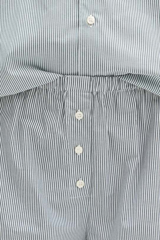 Памучен къс панталон Sporty & Rich Src Mini Boxer Short зелен SH035606302ST71