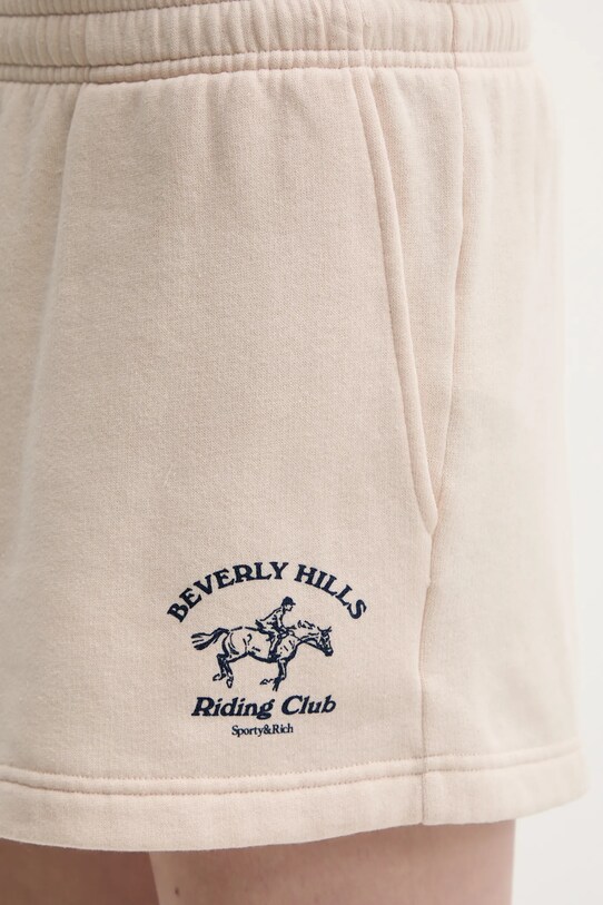 Sporty & Rich szorty Bh Riding Club Soft Disco beżowy SH052626255CR01