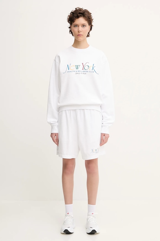 Bavlněné šortky Sporty & Rich Ny 94 Gym bílá SH039622034WH57
