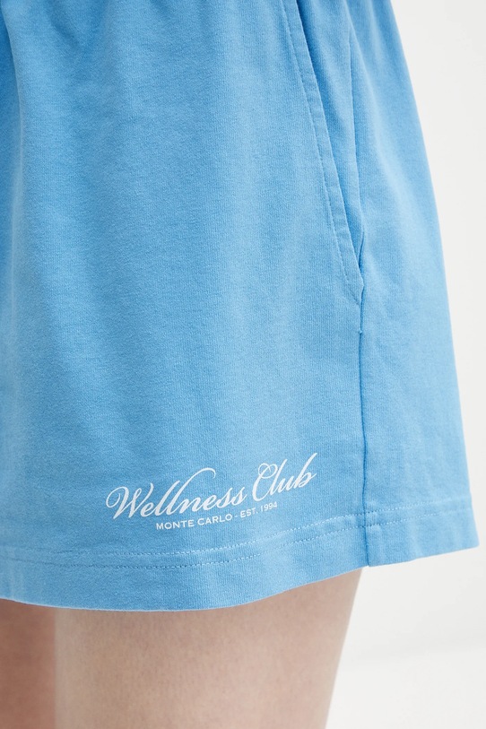Памучен къс панталон Sporty & Rich Wellness Club Mc Disco син SH037620081BL24
