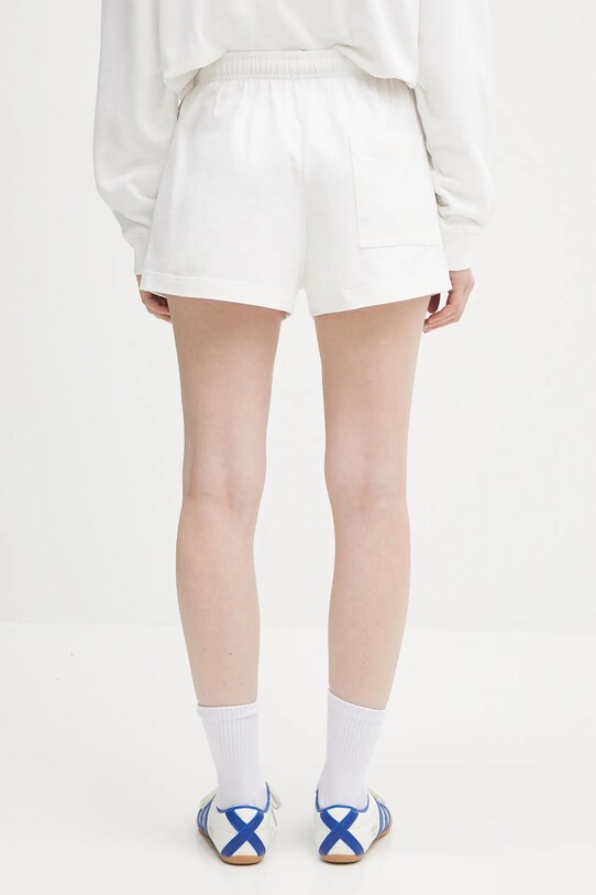 Odzież Sporty & Rich szorty bawełniane H&W Crest Embroidered Disco SH037620241WH01 biały