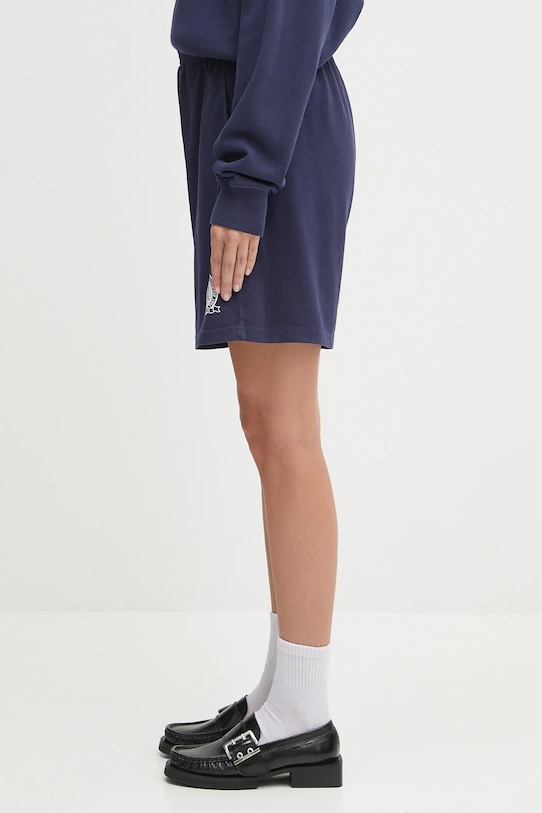 Sporty & Rich szorty bawełniane Royal Club Gym SH039620219BL106 granatowy SS25
