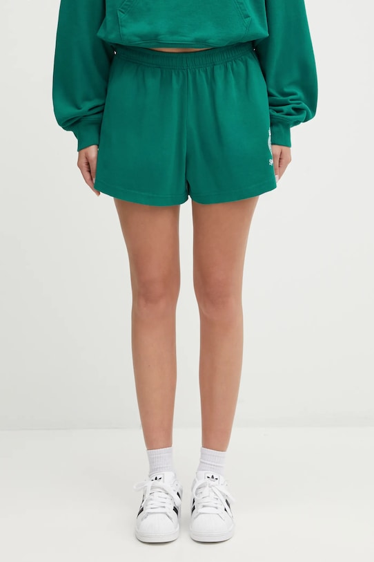 Sporty & Rich szorty Crown Tennis Embroidered Disco pozostałe zielony SH037621304GR03