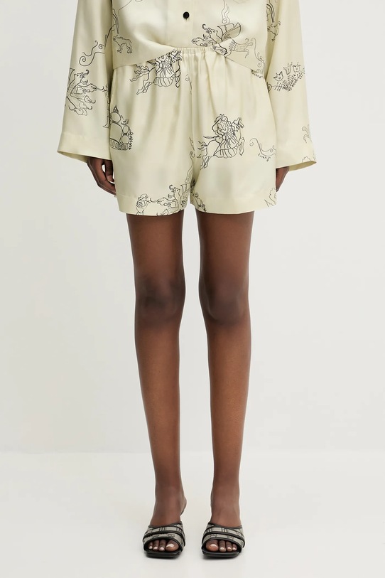 Nanushka silk shorts DYLLA others beige NW25SSST31550