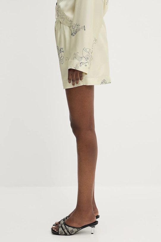 Nanushka silk shorts DYLLA NW25SSST31550 beige SS25