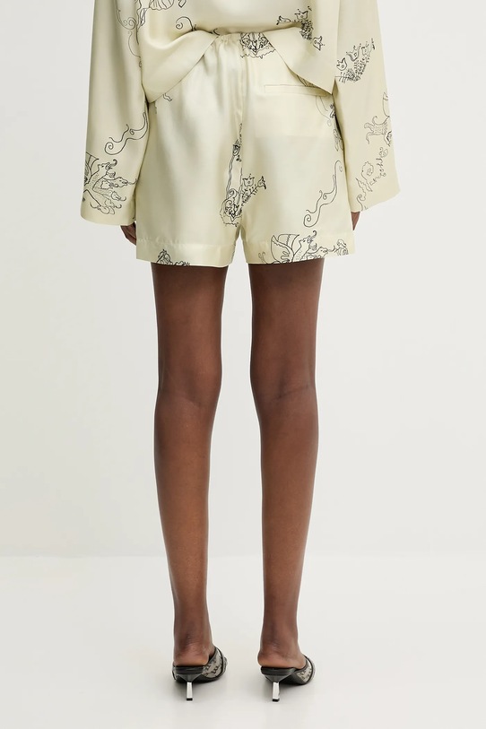Clothing Nanushka silk shorts DYLLA NW25SSST31550 beige