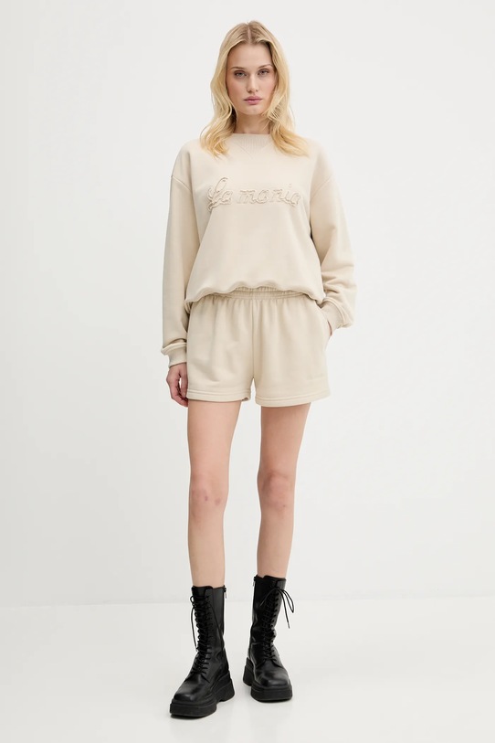 La Mania pantaloni scurți MICA bej SS25