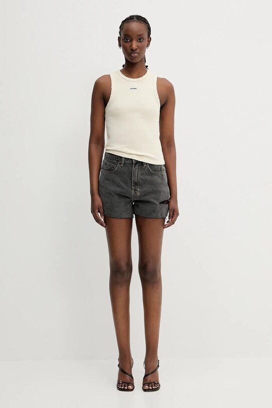 KSUBI szorty jeansowe rise n hi WSP25WA003 czarny