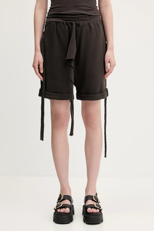 Хлопковые шорты Ottolinger Otto Rolled Track гладкий коричневый 115.201615.02