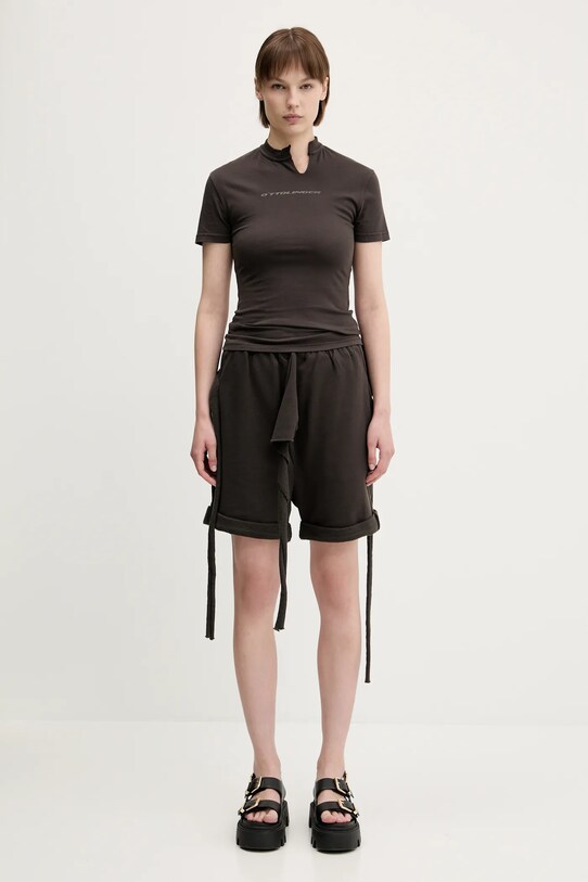 Хлопковые шорты Ottolinger Otto Rolled Track 115.201615.02 коричневый