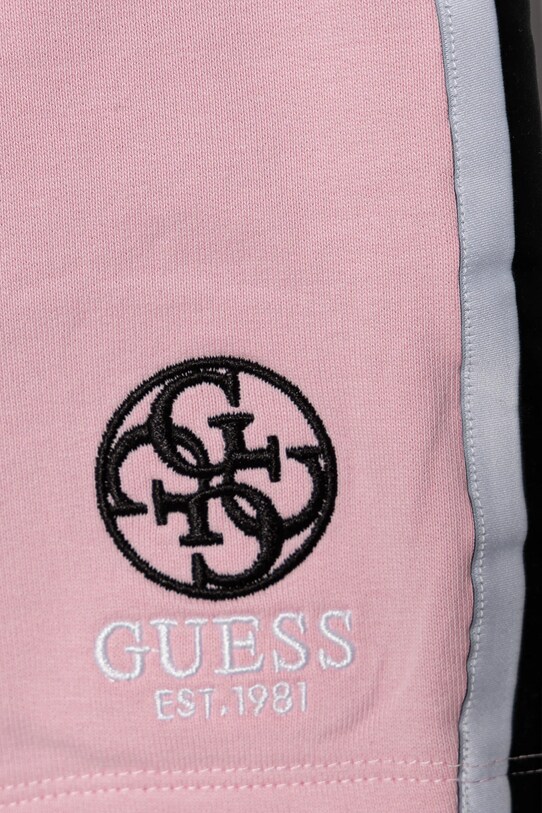 Девочка Детские хлопковые шорты Guess J5RD09.KAD74.PPYA розовый