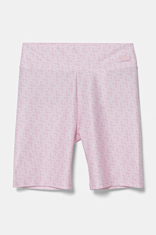 Guess pantaloni scurti copii casual roz J5RD13.MC01P.PPYA