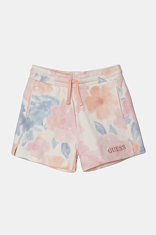 Детски памучен къс панталон Guess памук син J5RD15.KA6R4.PPYA