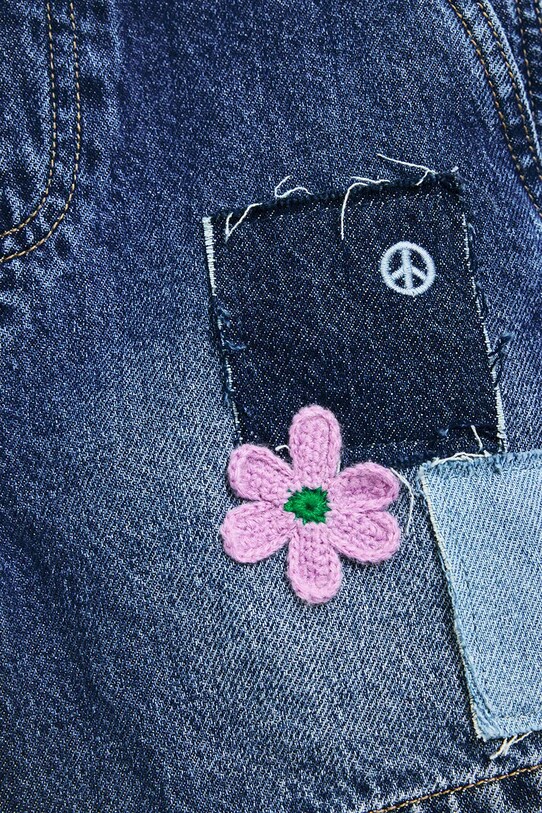 Детский джинсовый комбинезон Desigual 25SGDD04 голубой