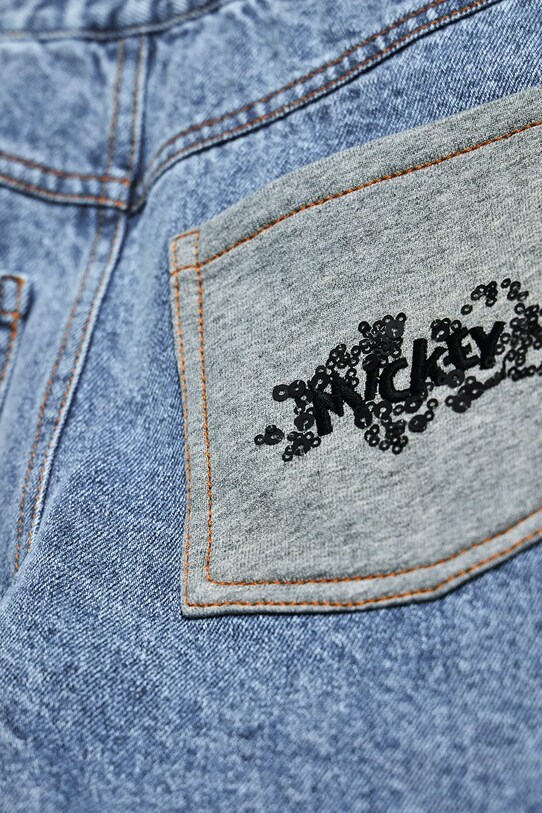 Deklice Otroške kratke hlače iz jeansa Desigual 25SGDD06 modra