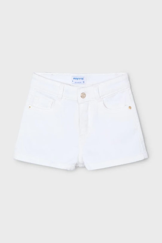Mayoral szorty dziecięce 234.6F.Mini.PPYA biały SS25