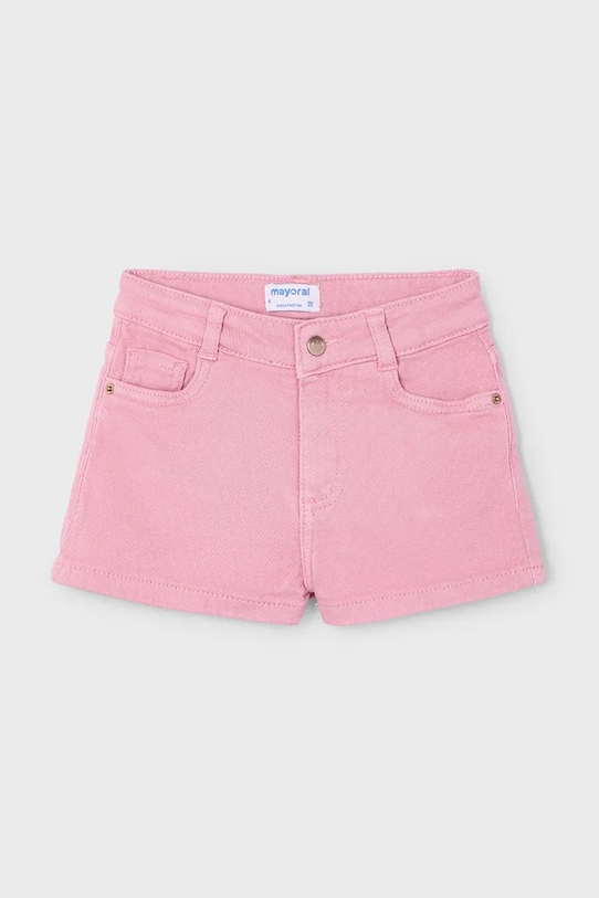 Mayoral szorty dziecięce z elastanem różowy 234.6F.Mini.PPYA