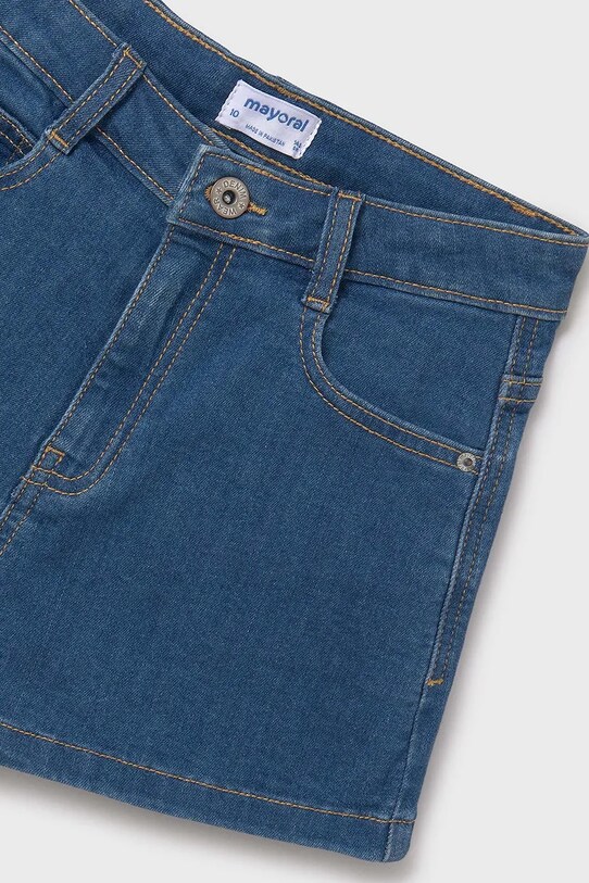 Fete Mayoral pantaloni scurti din denim pentru copii 235.8F.Junior.PPYA albastru