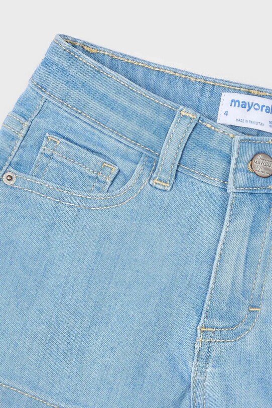 Mayoral pantaloni scurti din denim pentru copii albastru 236.6L.Mini.PPYA