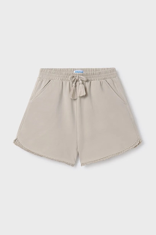 Mayoral pantaloni scurți din bumbac pentru copii casual bej 272.8H.Junior.PPYA