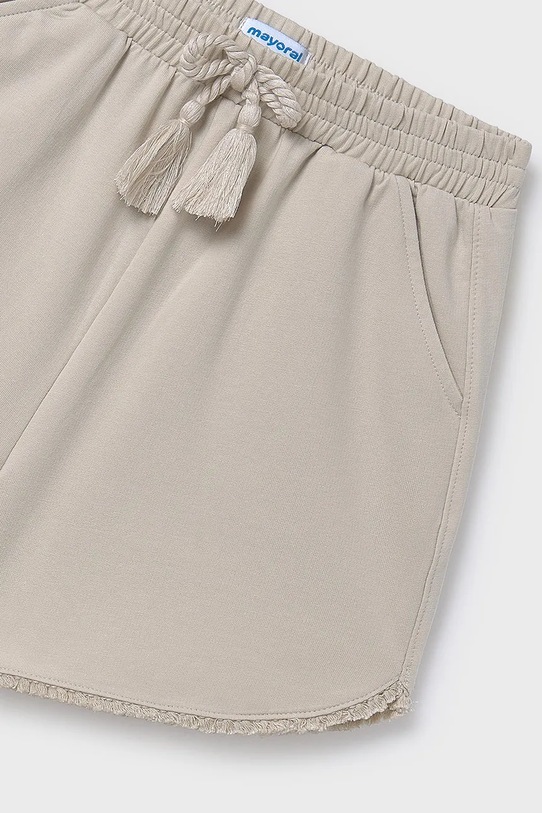 Fete Mayoral pantaloni scurți din bumbac pentru copii 272.8H.Junior.PPYA bej