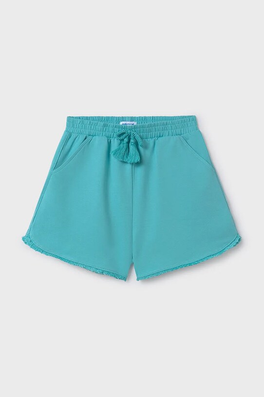Mayoral pantaloni scurți din bumbac pentru copii casual turcoaz 272.8H.Junior.PPYA