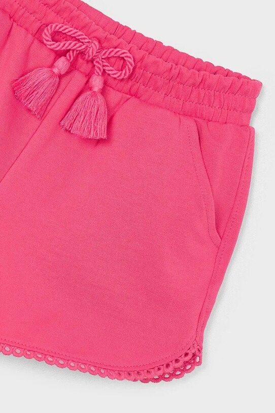 Mayoral pantaloni scurți din bumbac pentru copii roz 607.6P.Mini.PPYA