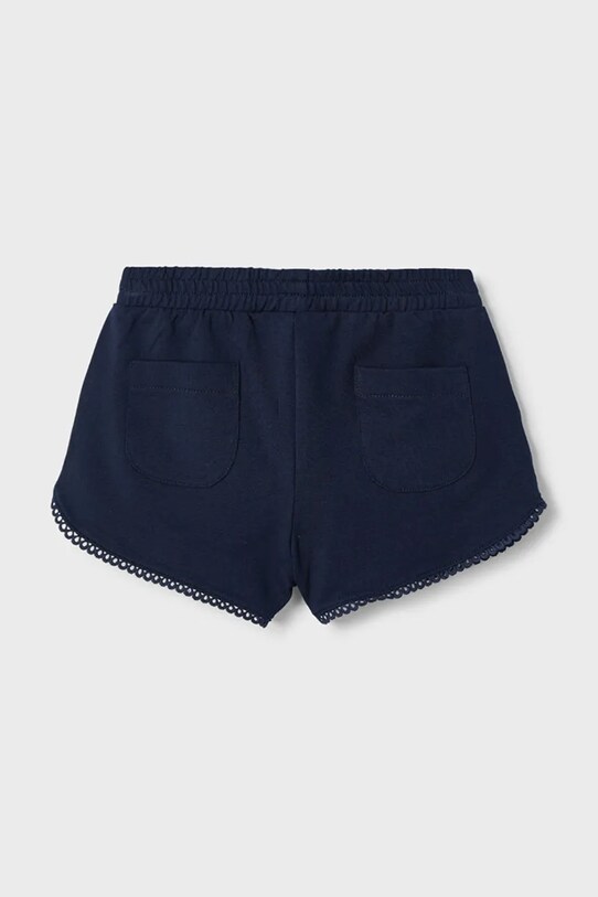 Mayoral pantaloni scurți din bumbac pentru copii 607.6P.Mini.PPYA bleumarin SS25