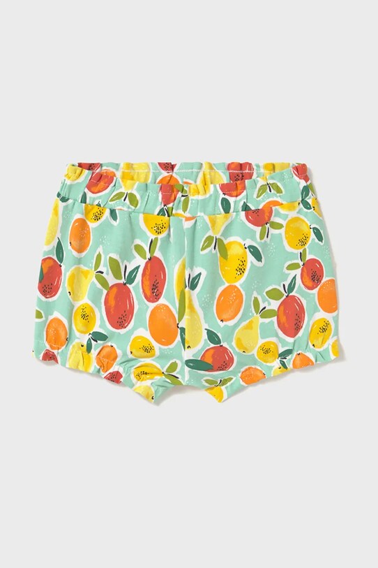 Otroške bombažne kratke hlače Mayoral Pletenina turkizna 1228.4M.Baby.PPYA