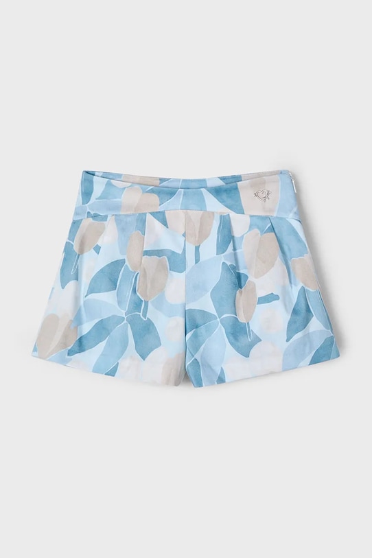 Mayoral pantaloni scurți din bumbac pentru copii 3905.6C.Mini.PPYA albastru SS25