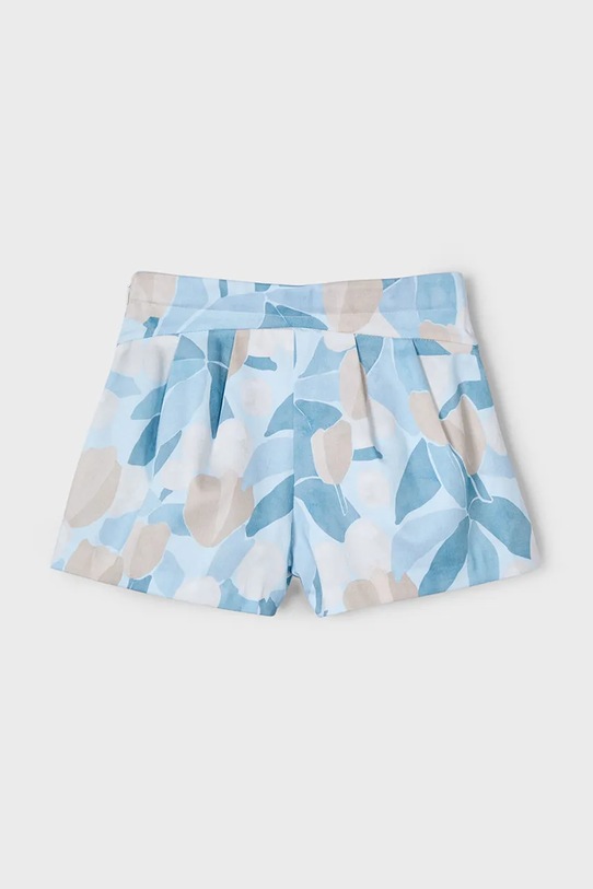 Fete Mayoral pantaloni scurți din bumbac pentru copii 3905.6C.Mini.PPYA albastru