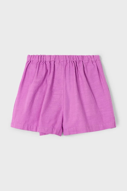 Fete Mayoral pantaloni scurți din bumbac pentru copii 3906.6E.Mini.PPYA roz