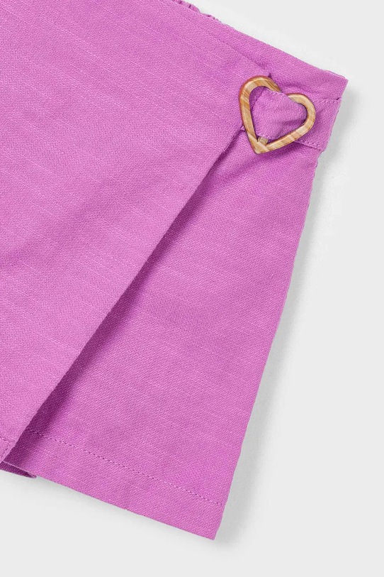 Mayoral pantaloni scurți din bumbac pentru copii roz 3906.6E.Mini.PPYA