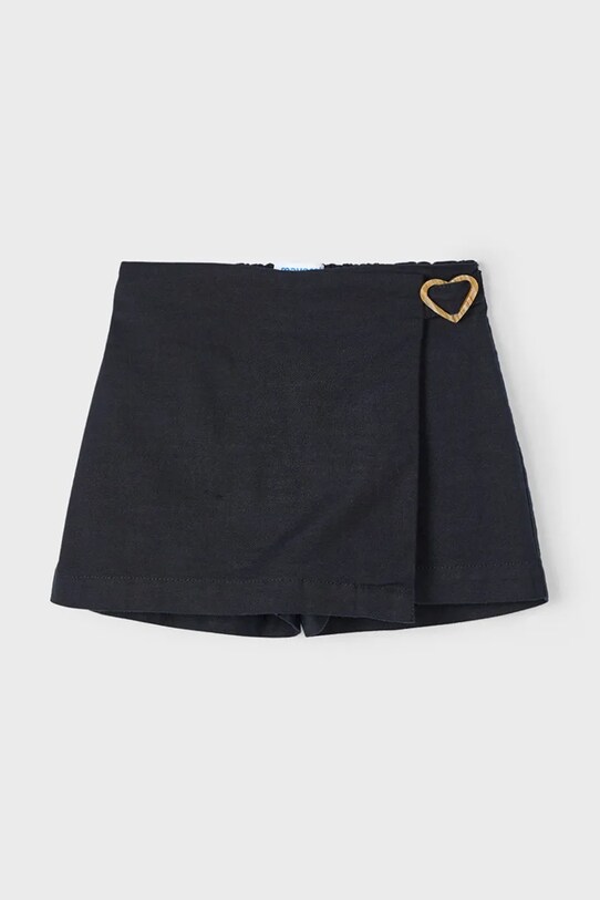 Детские хлопковые шорты Mayoral casual чёрный 3906.6E.Mini.PPYA