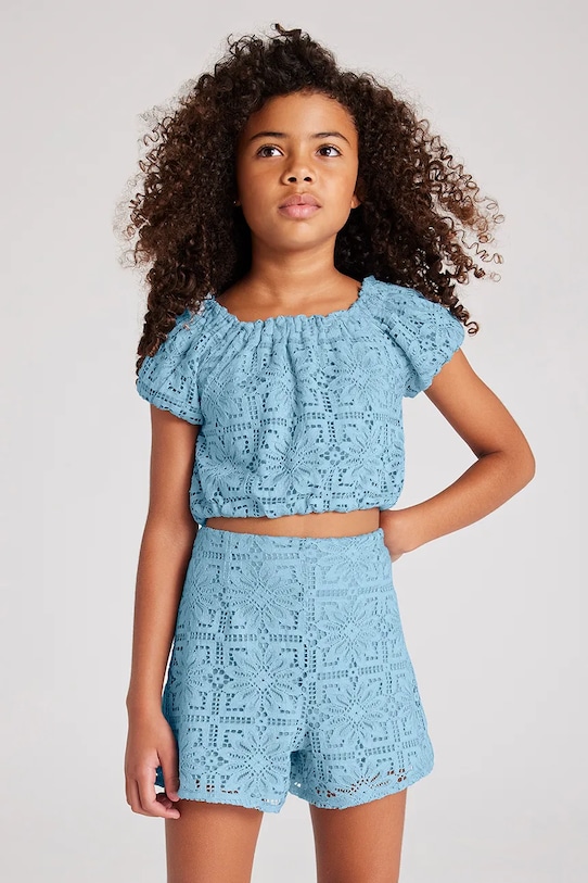 Детски къси панталони Mayoral ежедневен син 6213.8A.Junior.PPYA