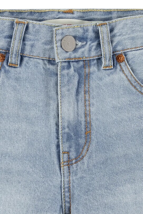 Dětské riflové kraťasy Levi's MINI MOM SHORT W EMBROIDER 4EM218