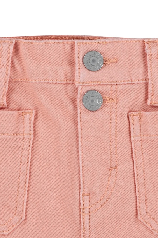 Levi's szorty bawełniane dziecięce DOUBLE SHANK SHORT pomarańczowy 3EM226